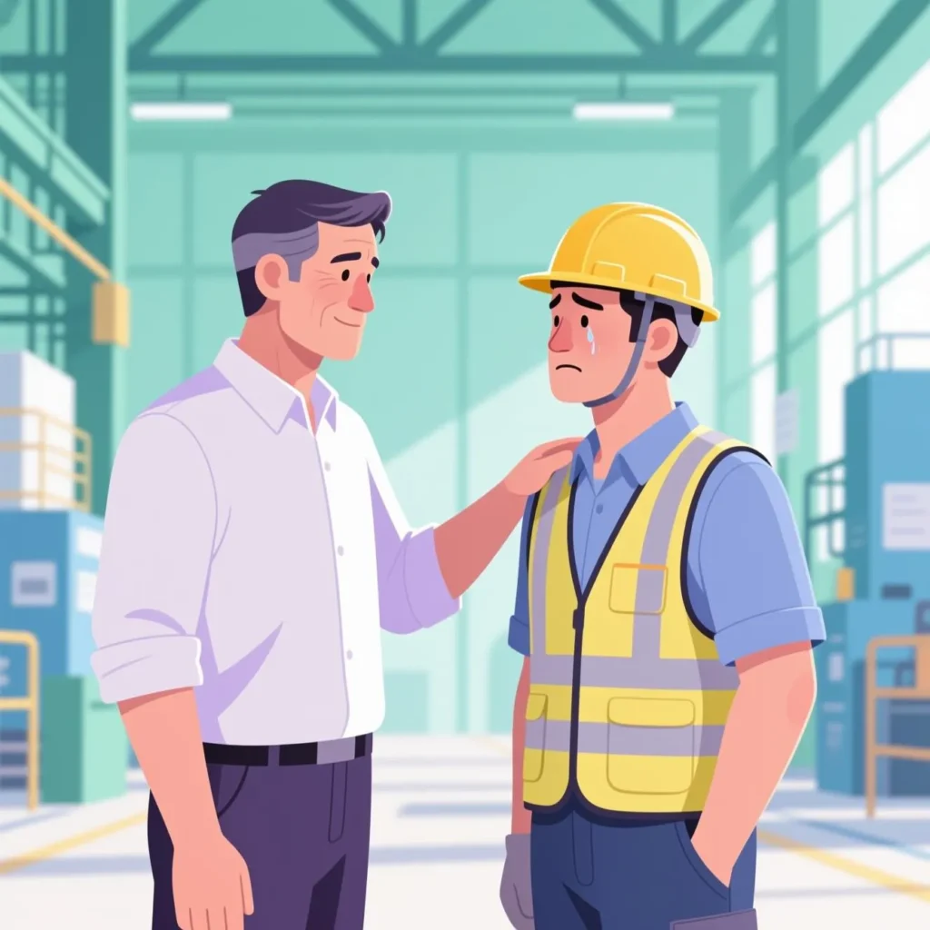 Personnel RH qui est présent pour un travailleur ayant vécu un événement potentiellement traumatique en lien avec le travail