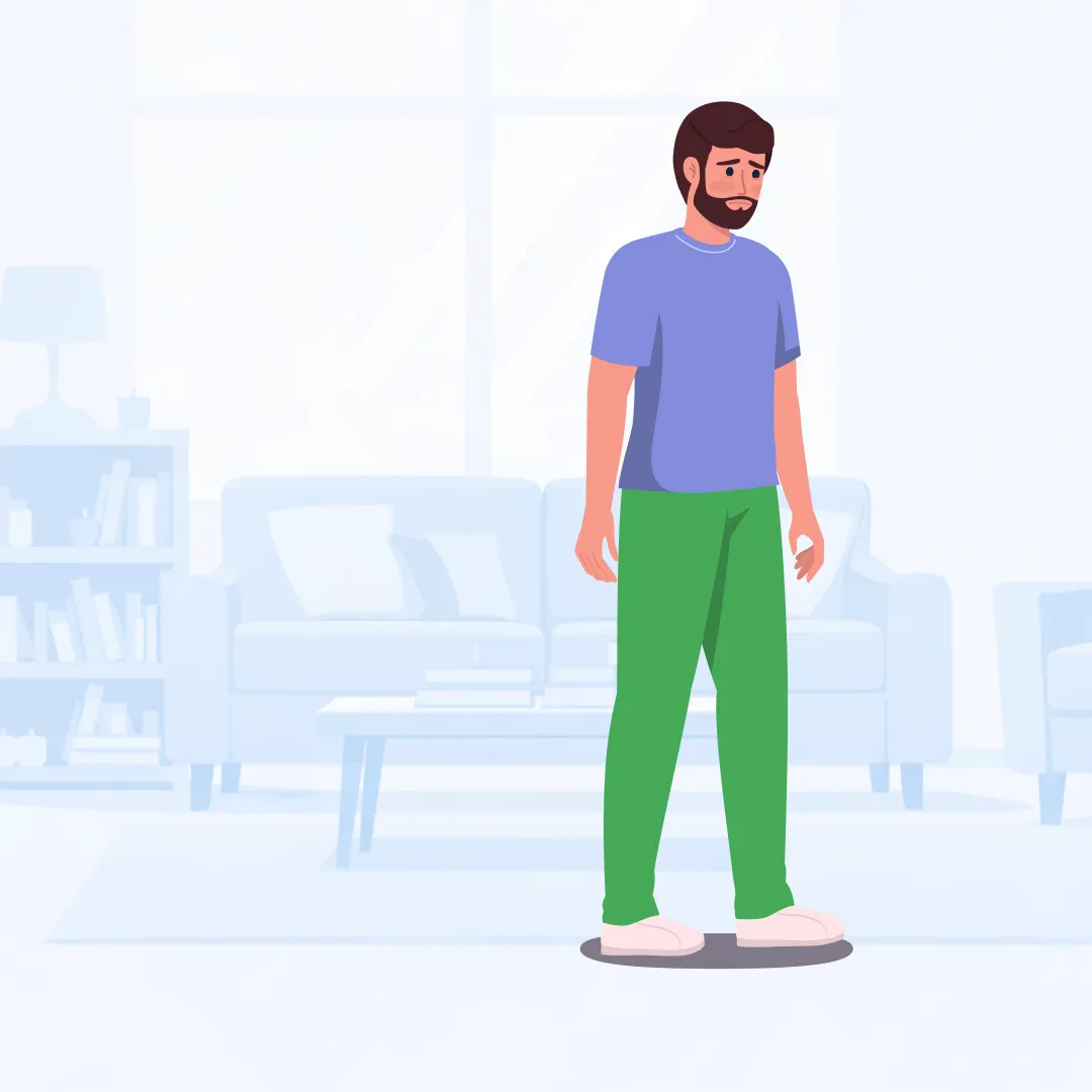Homme fatigué